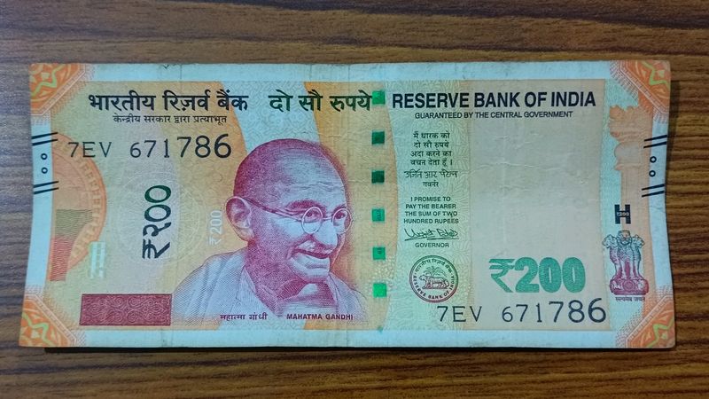786 Rs 200 Note