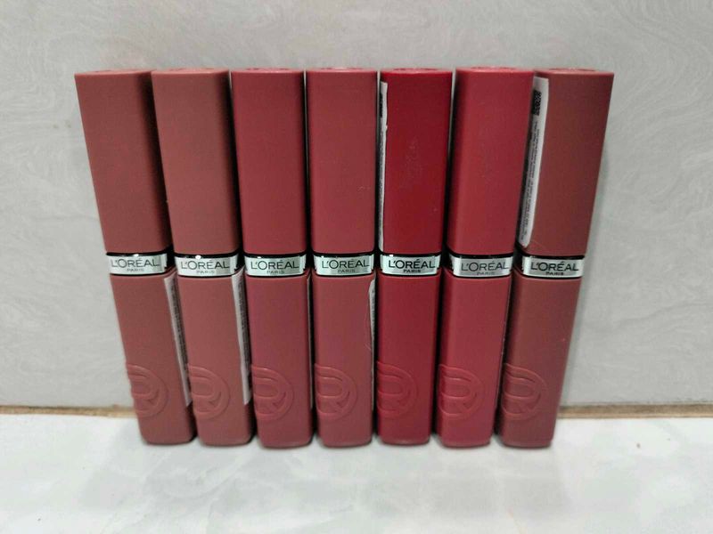 Loreal Matte Resistance Liquid Lipsticks.