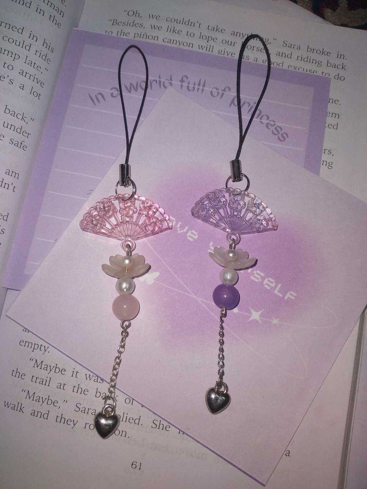 Cute Fan Phone Charm