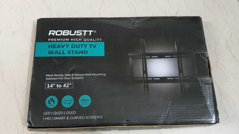 HEAVY DUTY TV WALL STAND ,BRAND NEW ,UNUSED ,