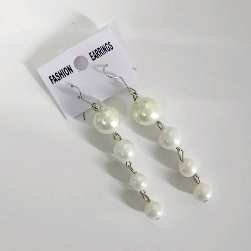 Elegant Pearl Drop Earrings