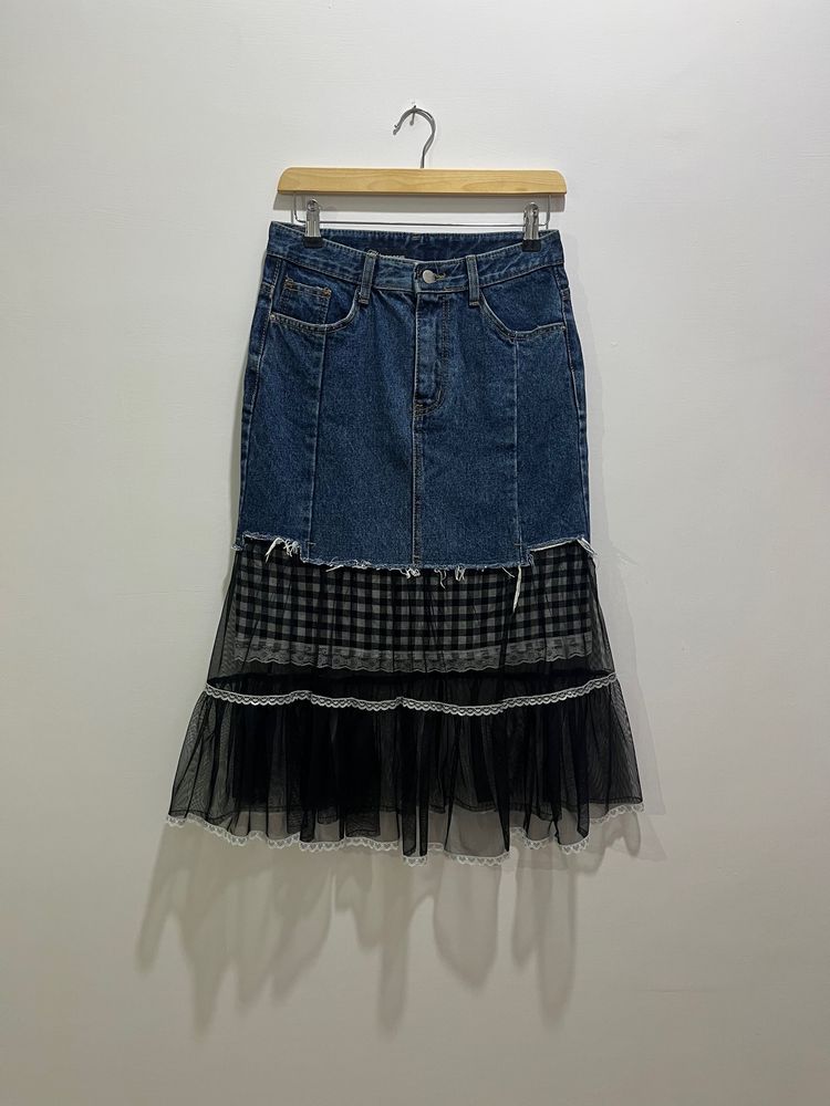 Upcycled Skirt (Repurposed By Me)