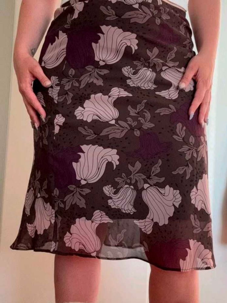 H&amp;M Floral Print Skirt