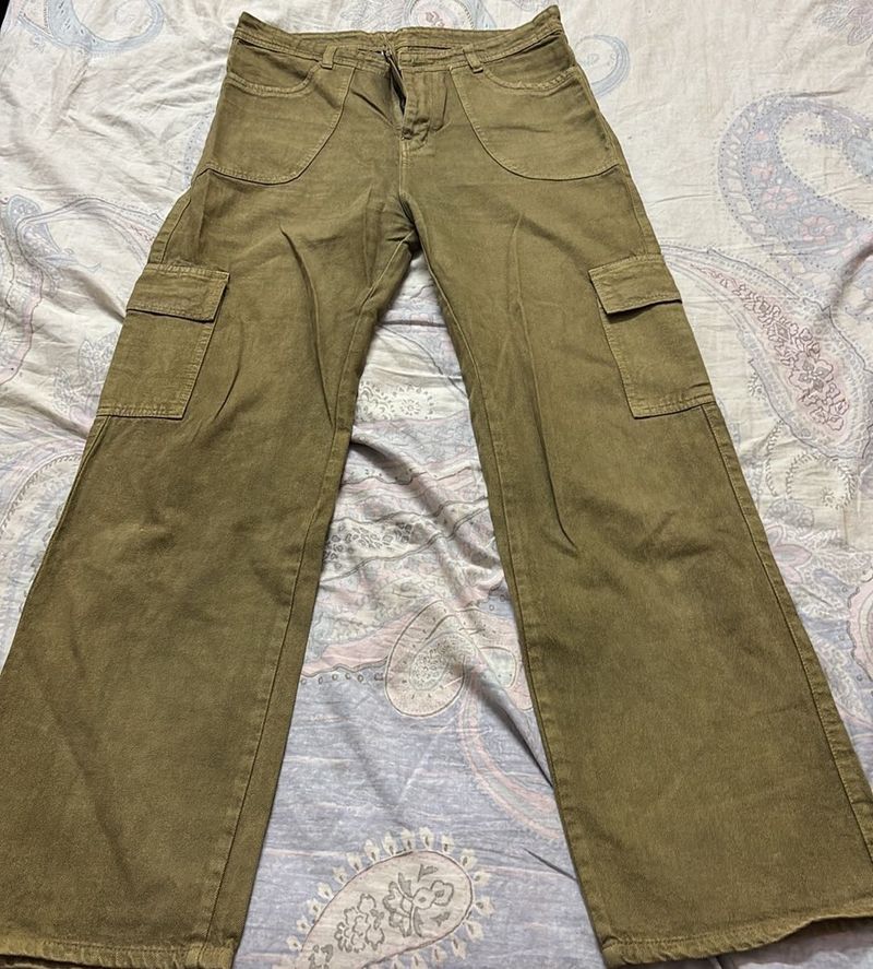 Olive Green Cargo Pants