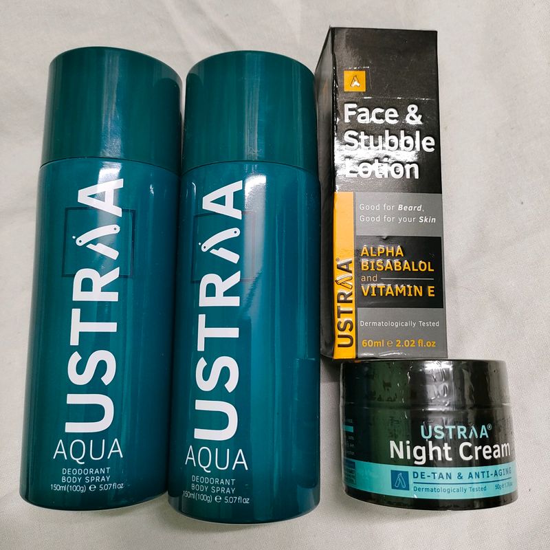 Gift Pack For Men (2Deo+ Night Cream +Face Lotion)