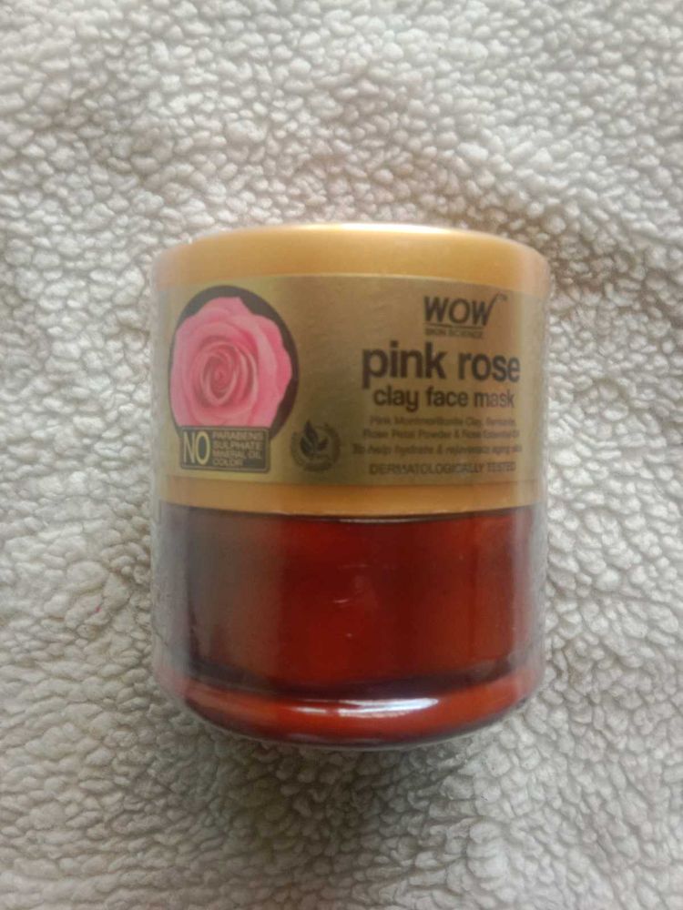 WOW Skin Science Pink Rose Clay Face Mask (200ml)