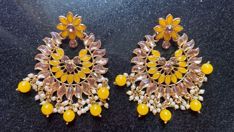 Golden Glow: Embrace Sunshine with Yellow Earrings