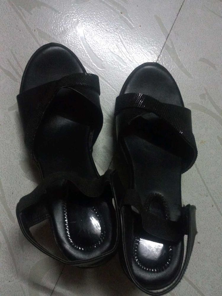 Black Party Wear Heels Like New