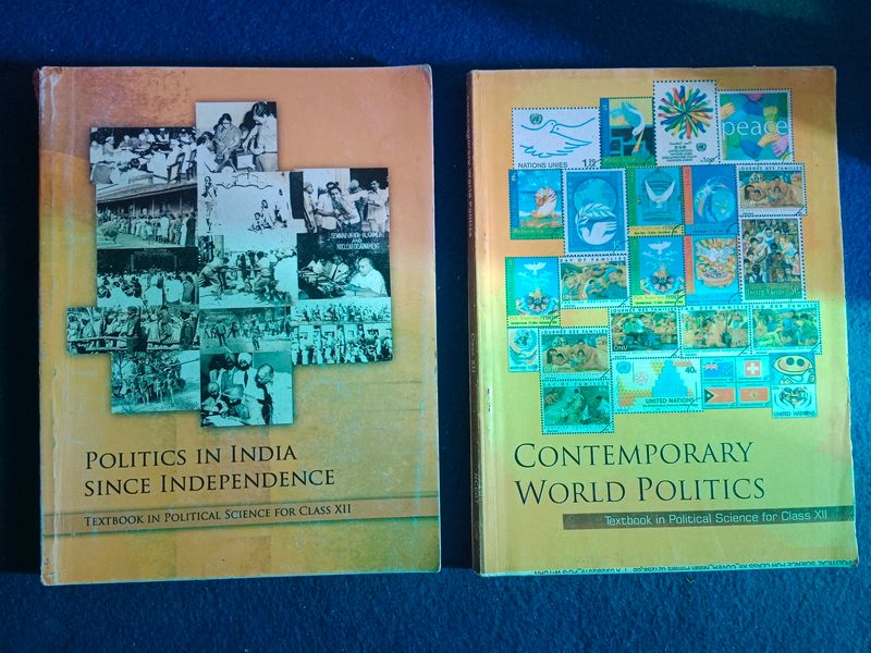 NCERT/CBSE Class 12 / XII Political Science Combo (Contemporary World Politics &amp; Politics In India since Independence)