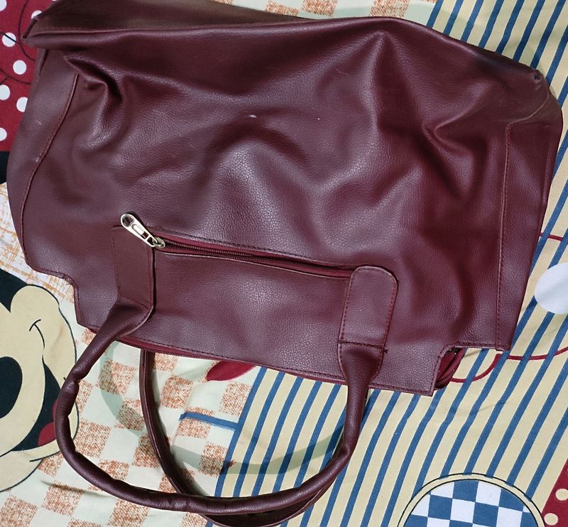 Girls Maroon Shoulder Bag