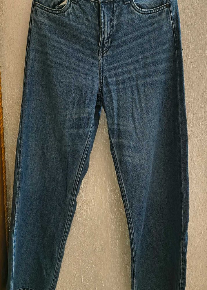 DNMX Blue Straight Jeans