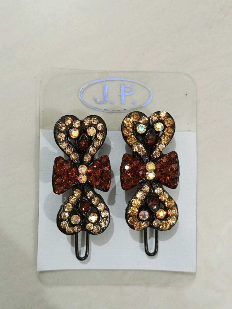 Brown Hair Clips