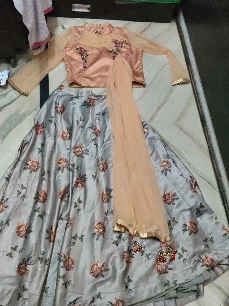 Floral Lehenga Choli Set