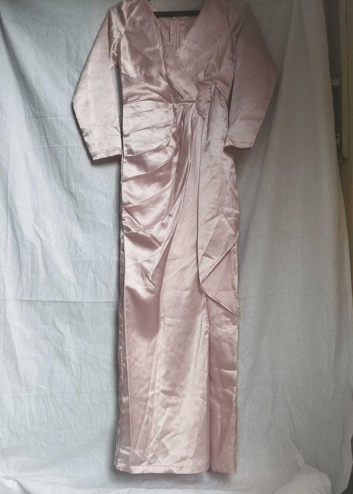 Elegant Pink Maxi Dress