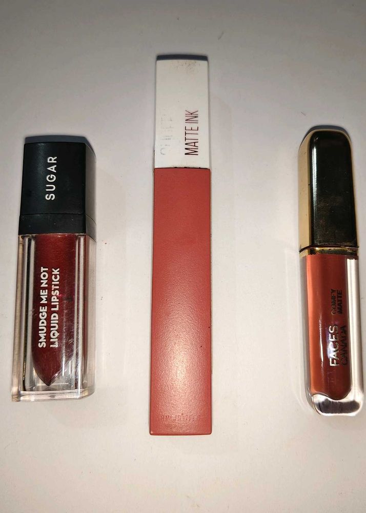 Lipstick Bundle: Sugar, Maybelline, Faces Canada
