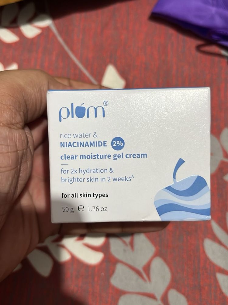 Plum Rice Water Gel Cream 50g