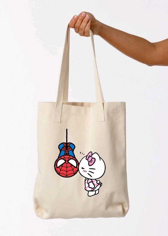 Spiderman Hello Kitty Tote