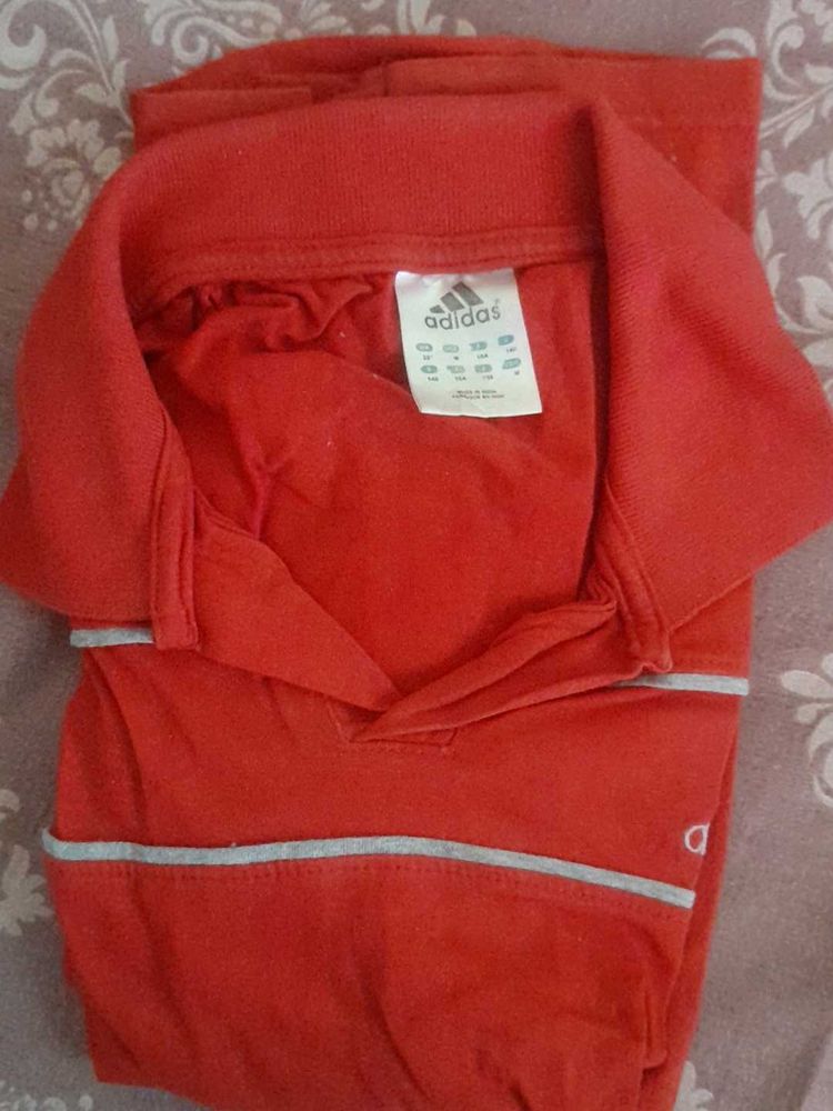 Adidas Red Polo Shirt