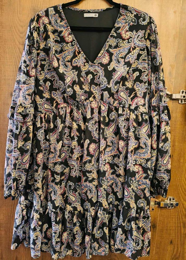 Paisley Print Dress