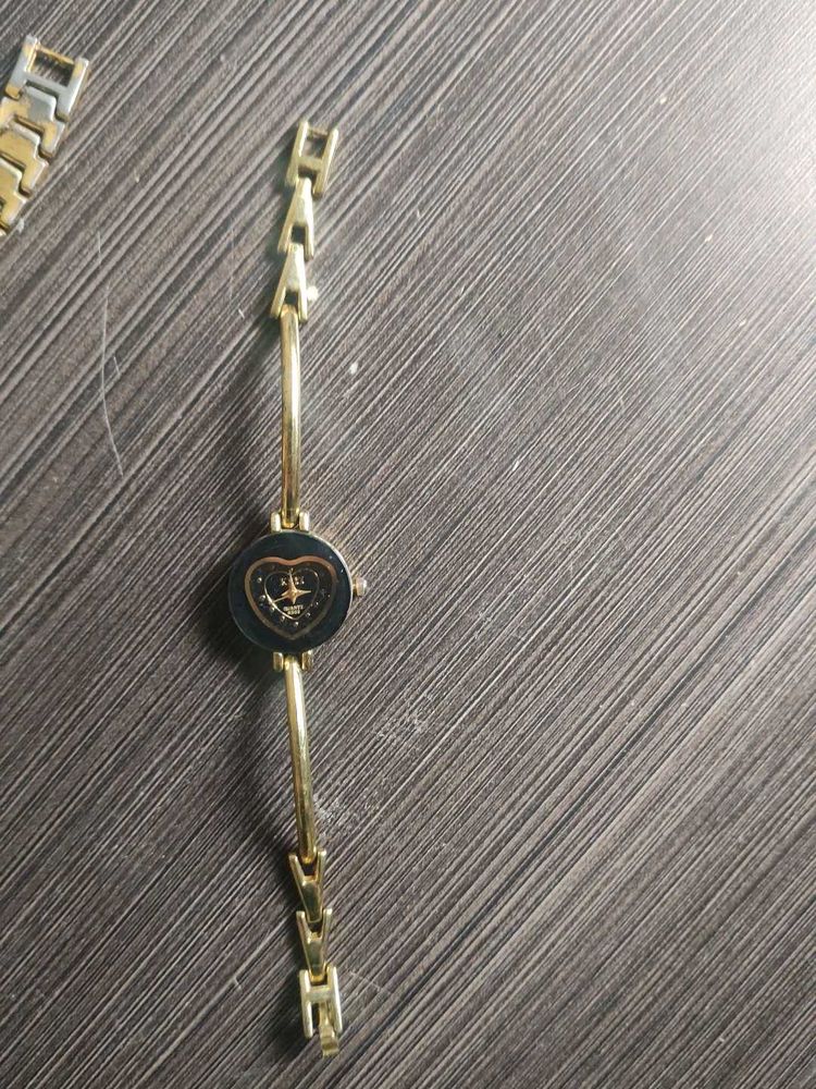 Gold Tone Watch Set Of 2