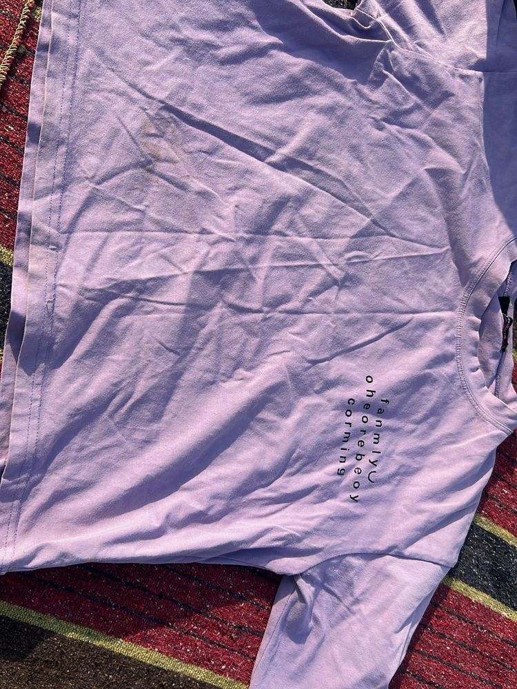 Lavender Graphic T-Shirt