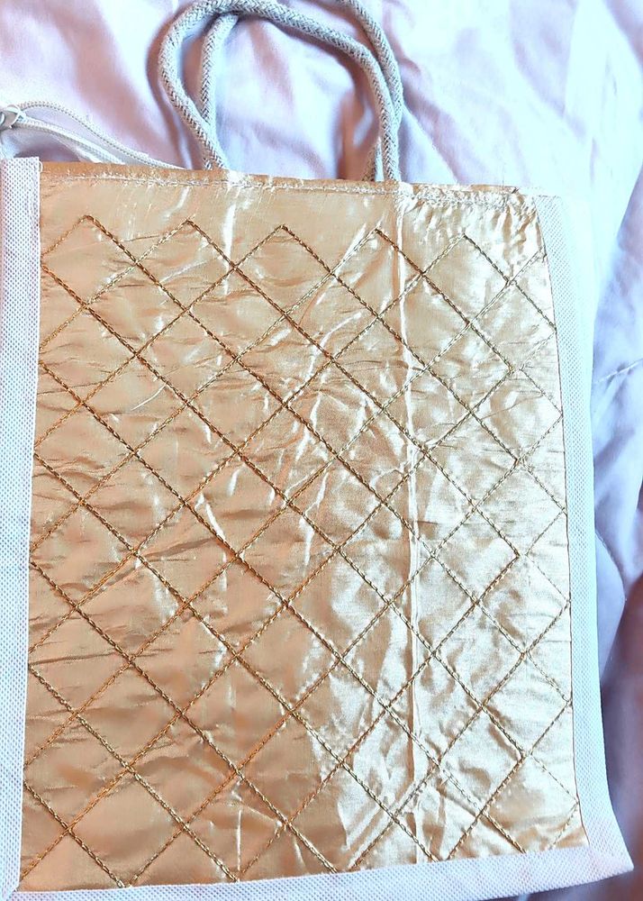 Gold Small Tote Bag,have 8 Pieces, Price For One