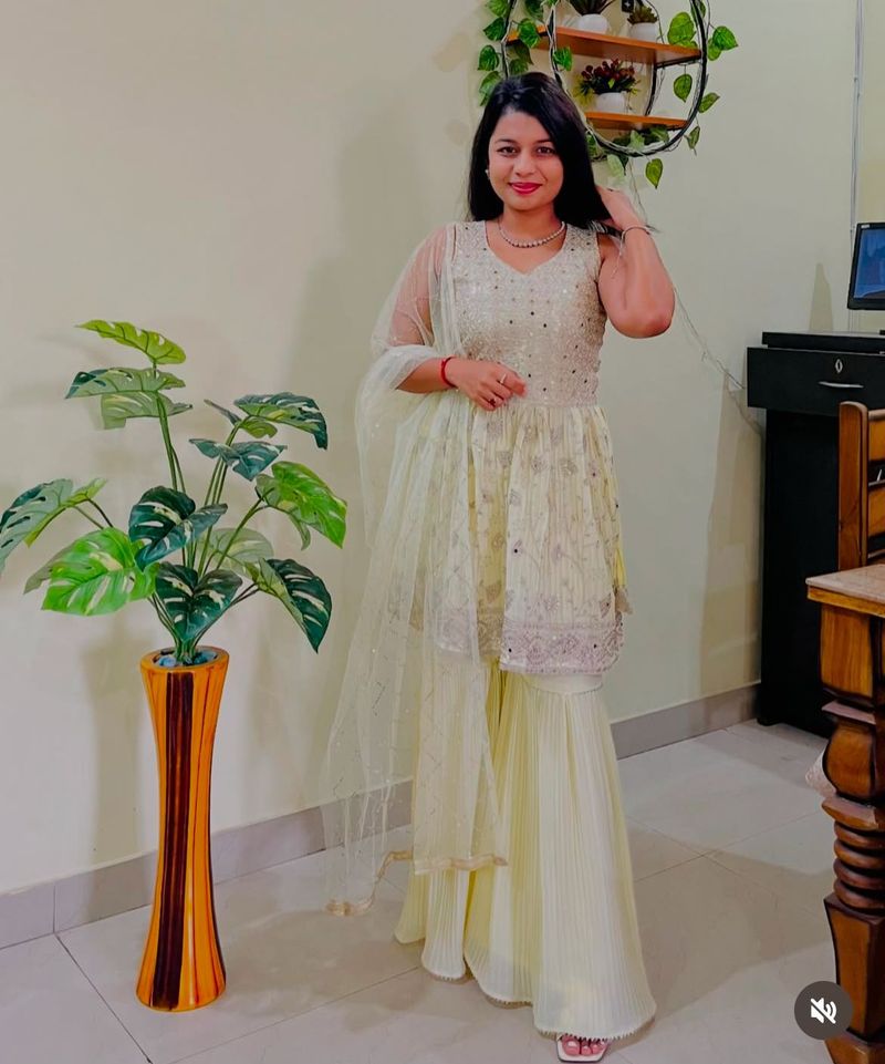 Elegant Sharara Set