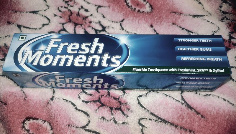 Fresh Moments Fluoride Toothpaste 🥶