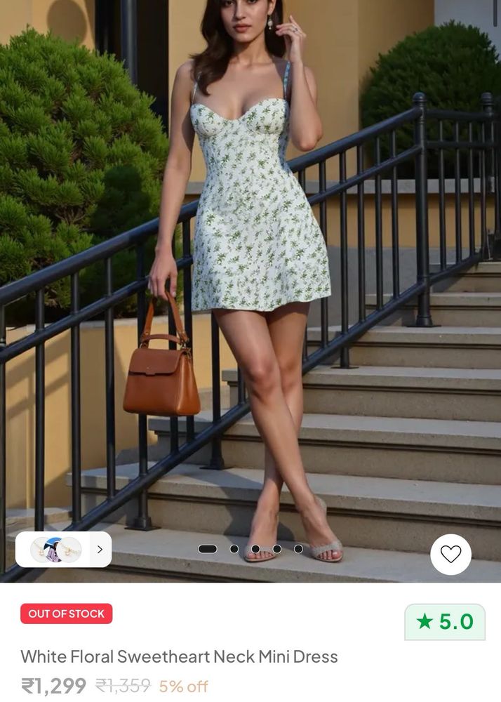 Newme Floral Mini Dress
