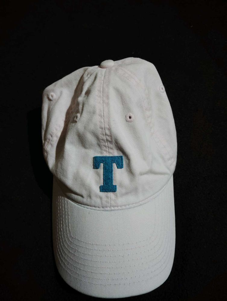 White &#39;T&#39; Cap