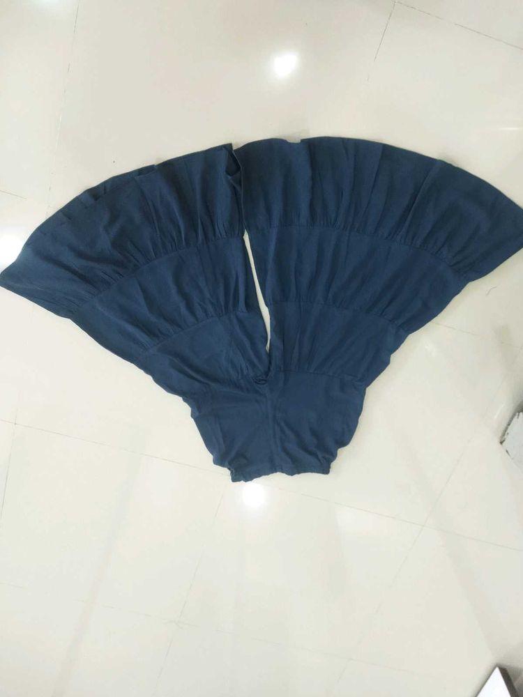 Blue Palazzos top set