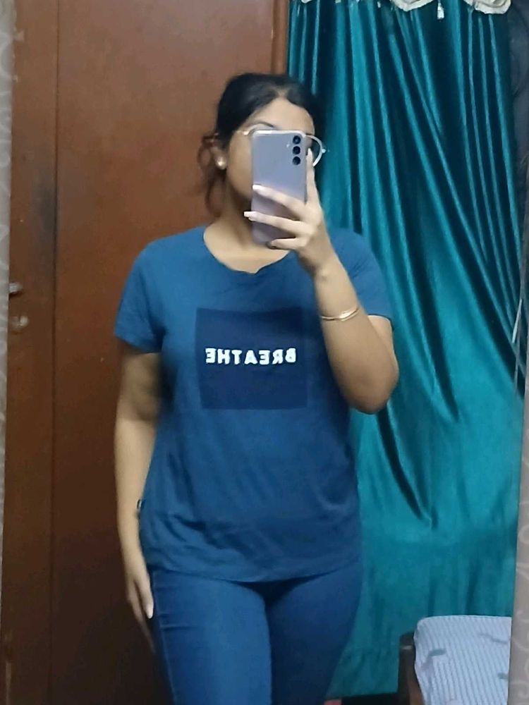 Blue Graphic T-shirt