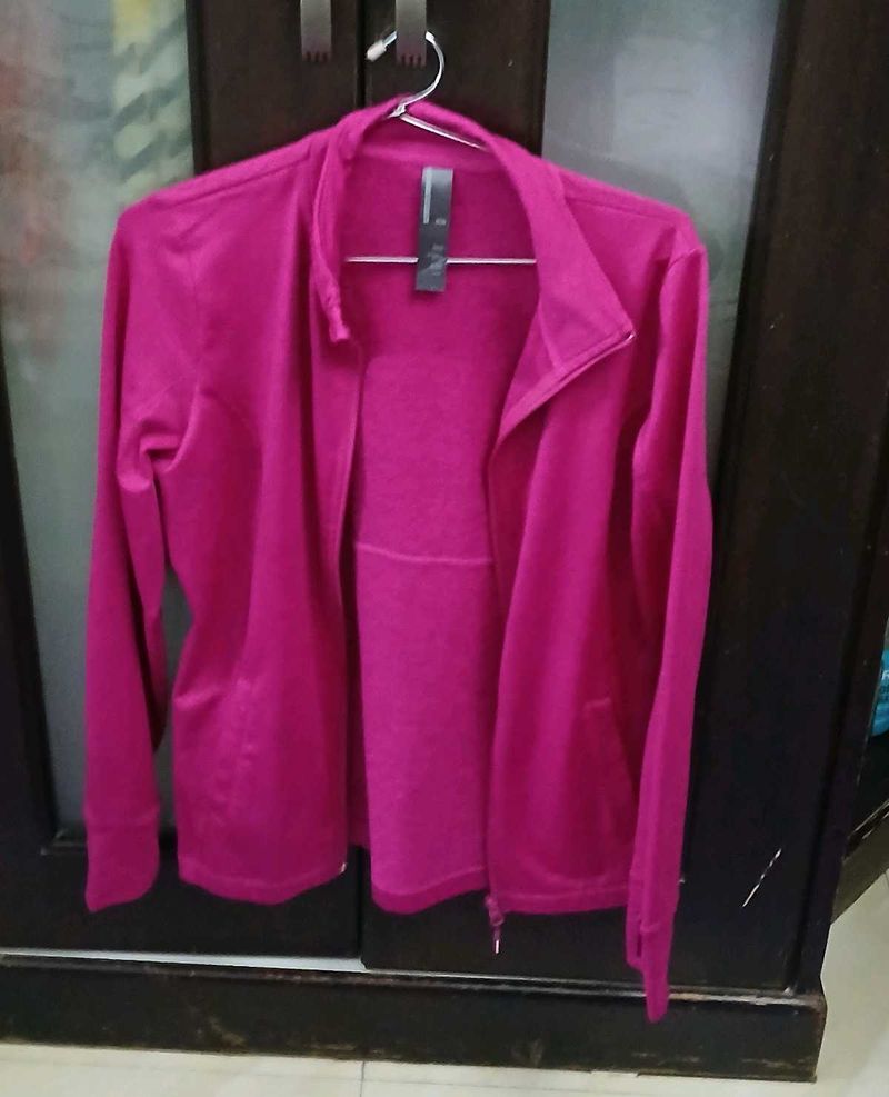 Pink Activewear Jacket - L Size - New
