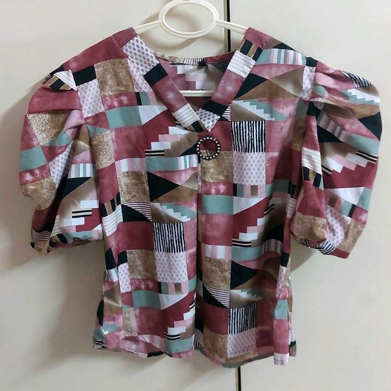 Patterned Top