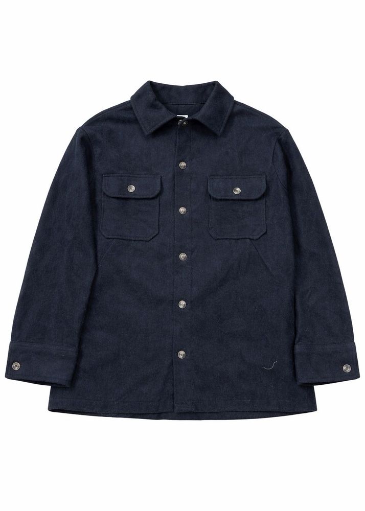 SSS Black Woolen Overshirt