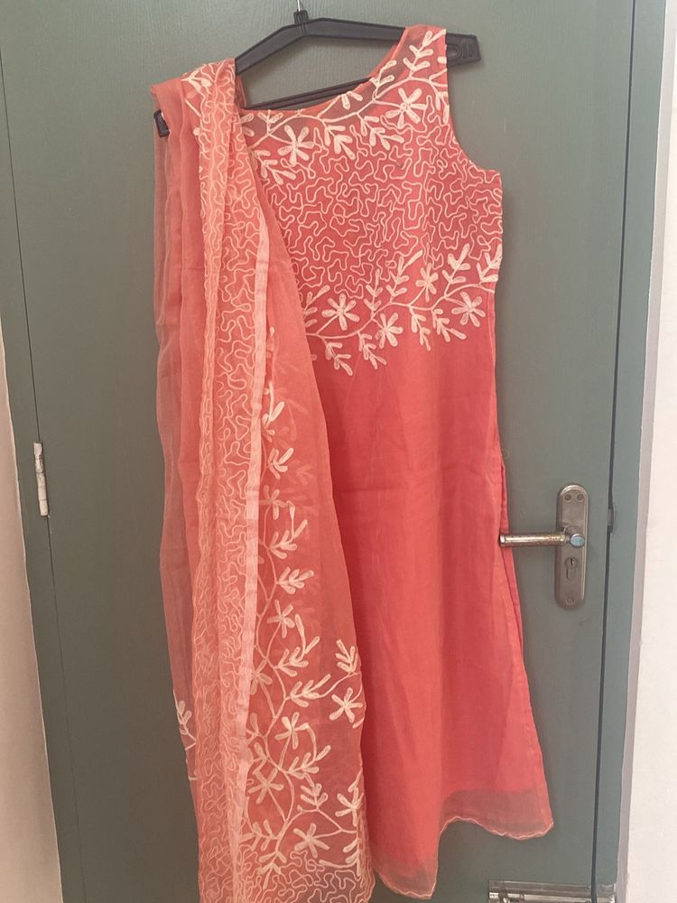 Stitched kurta With Shall