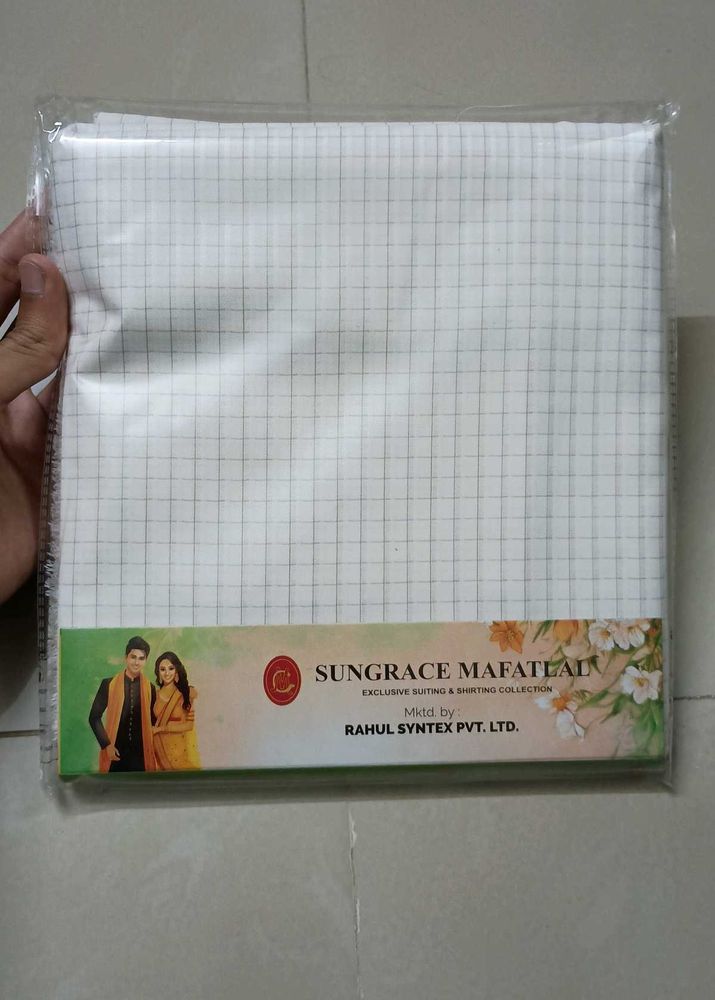 Mafatlal Cotton Shirting Unstitched Fabric