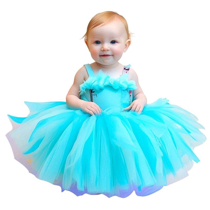 Bright Sky Blue Princess TuTu Dress
