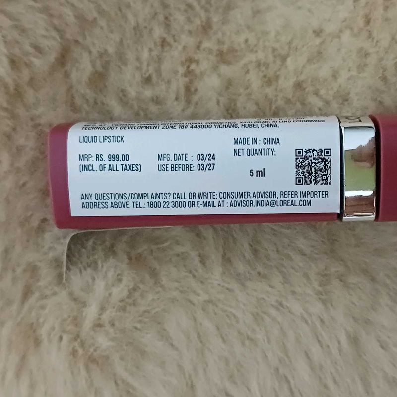 l&#39;oreal matte resistance Liquid Lipstick road trip