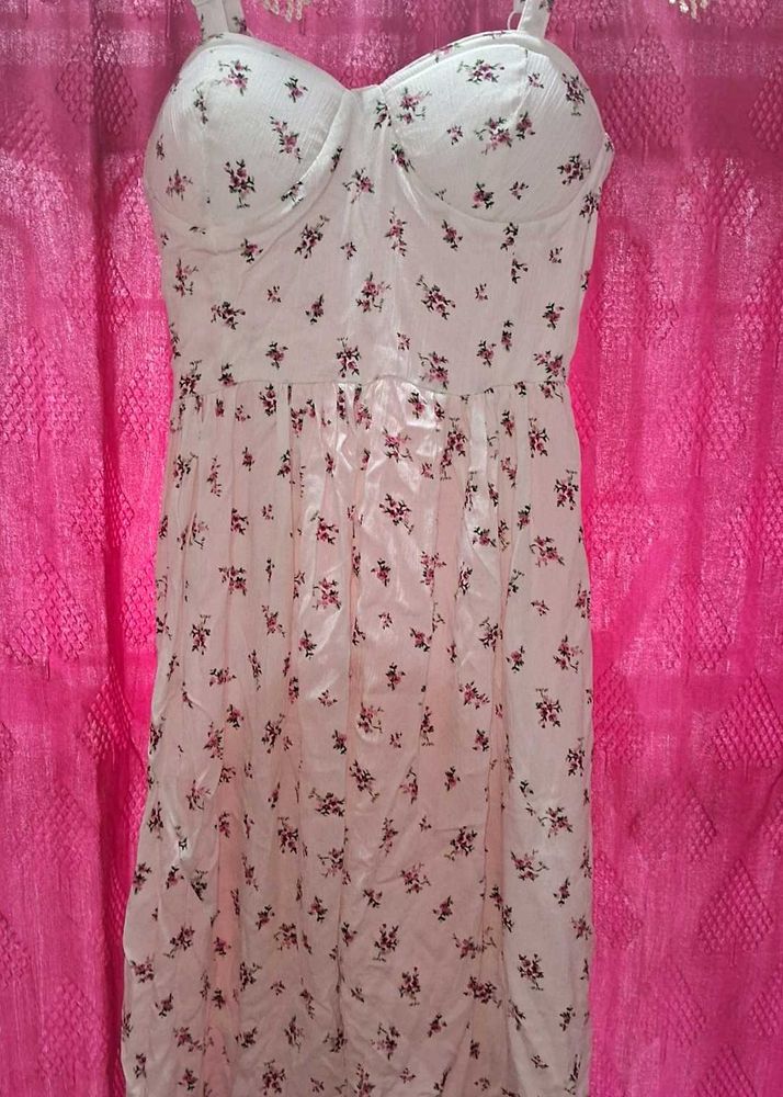 White Floral Sundress
