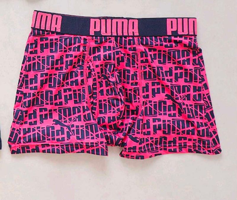 PUMA Pink Patterned Boxer Briefs