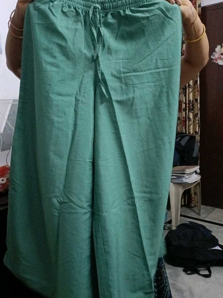 Sea Green Summer Plazzo