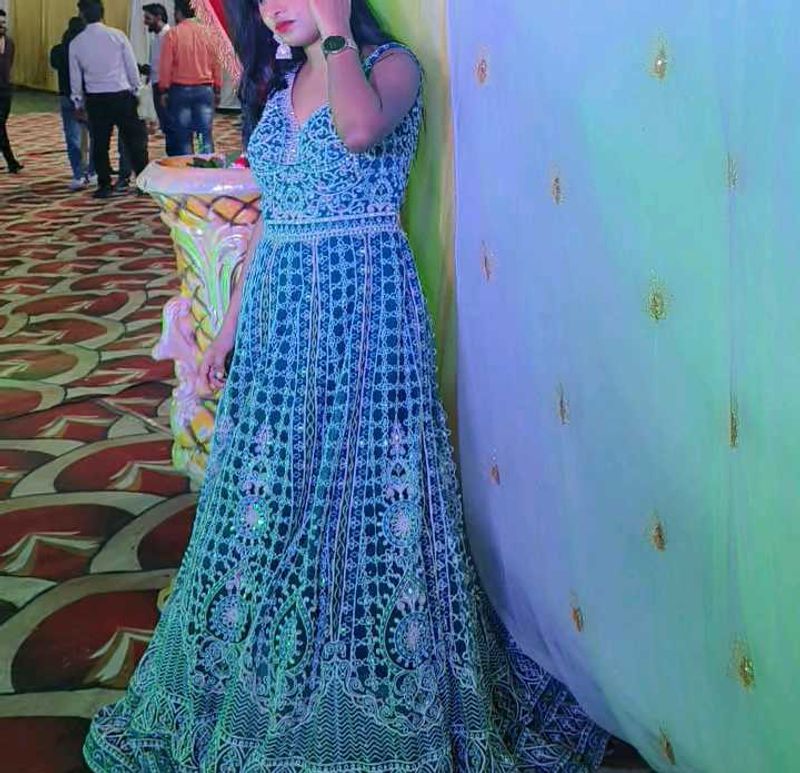 Ethnic Heavy Gown , Lengha With Cancan