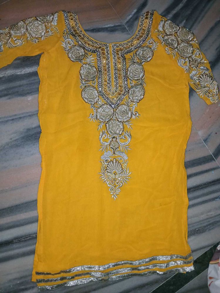 Heavy Suit With Salwar&amp; Dupatta, Fit Xxl/xl