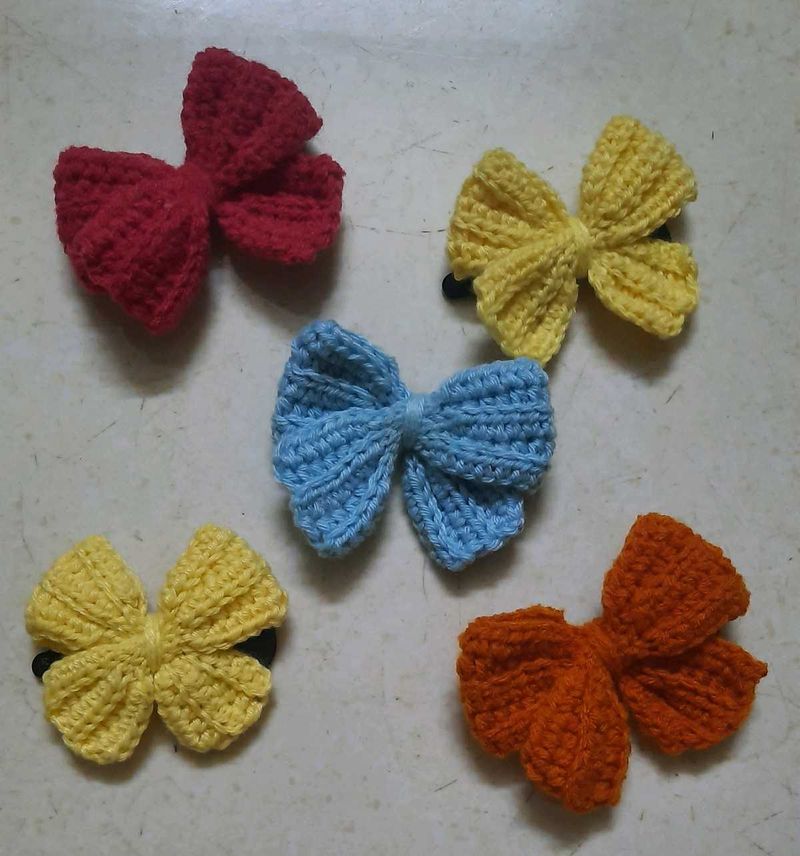 Crochet Hair Clips