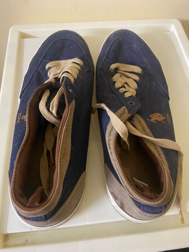 US Polo Nevy Blue Shoes For Men