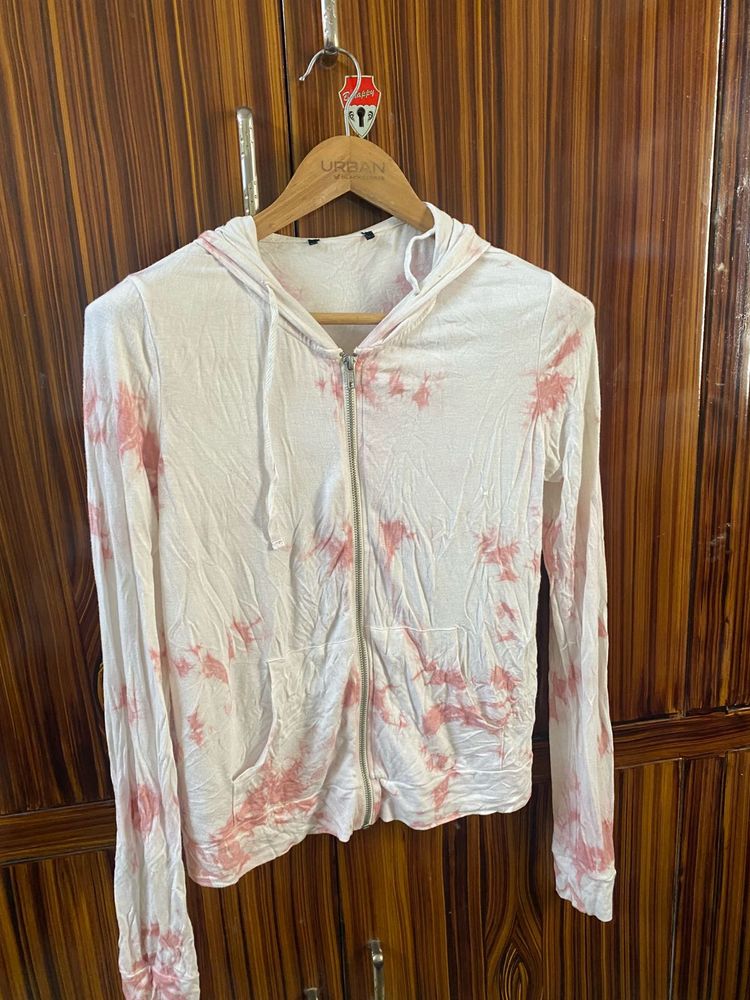 Tie-Dye Hoodie Jacket