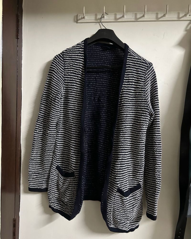 Striped Knit Cardigan