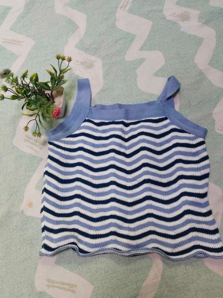 Striped Knit Tank Top