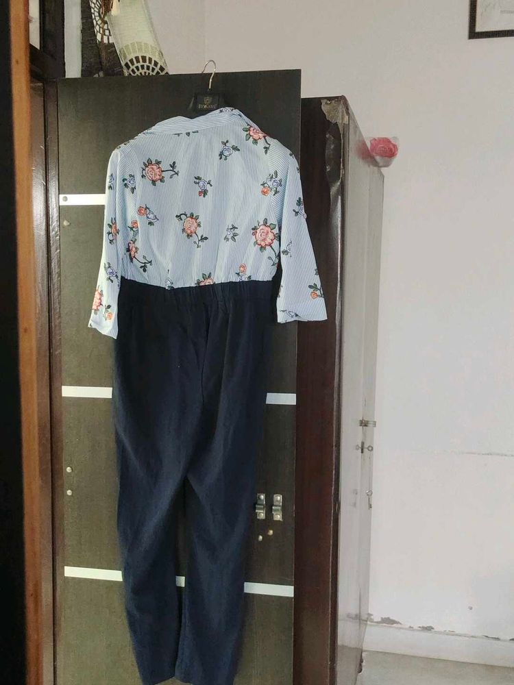 Floral Print Jumpsuit